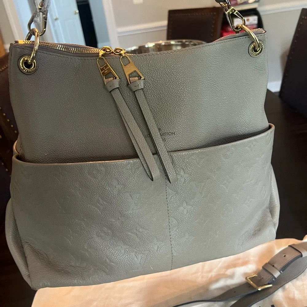 Maida Hobo RARE turtledove Louis Vuitton shoulder crossbody bag authentic - Picture 5 of 5